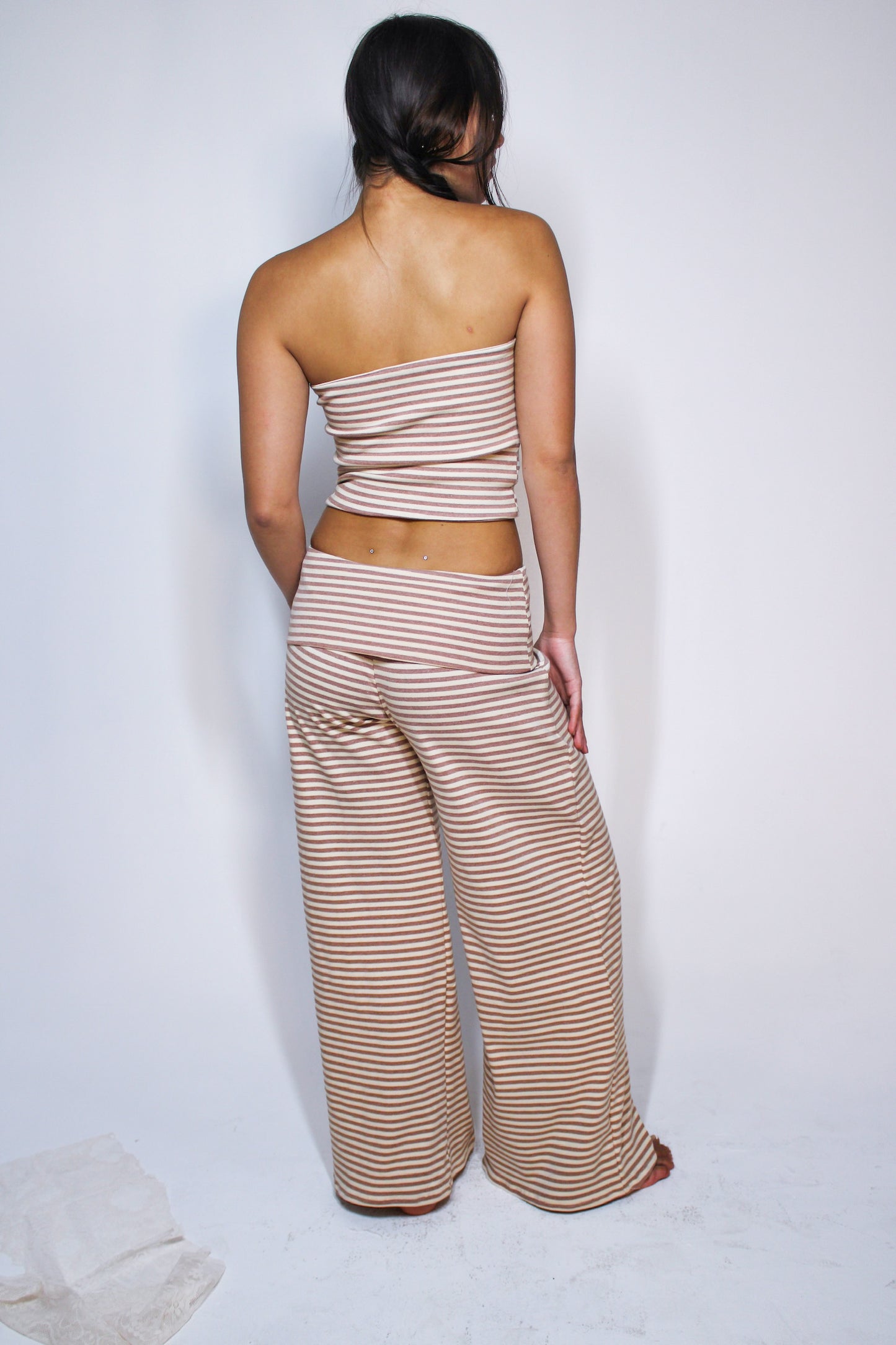 camel knit cotton set